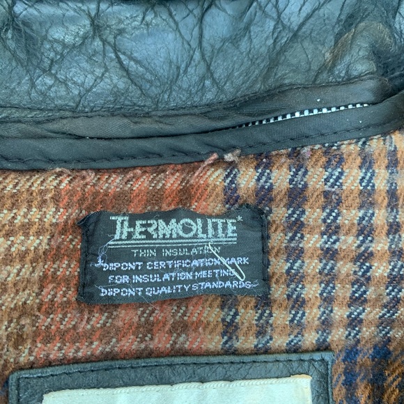 Sea Dream leather black motorcycle jacket Men’s L - Picture 9 of 16